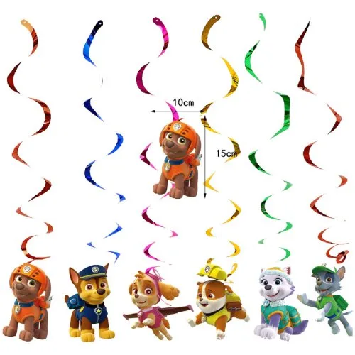Spiraal ornament-6pcs