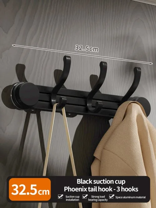 Tazza nera mobile 3 ganci