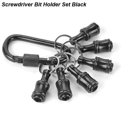 Bit houder zwart set