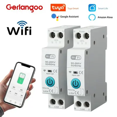 Image de Disjoncteur Intelligent Wi-Fi Tuya - Contrôle à Distance & Économie d'Énergie
