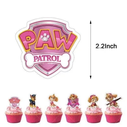 24 piezas tarjeta para tarta