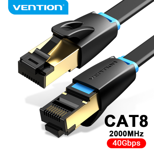 Image de Câble Ethernet CAT8 40Gbps - Ultra Rapide & Fiable