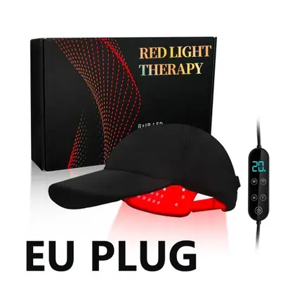 Image de Casque LED Rouge pour Croissance des Cheveux