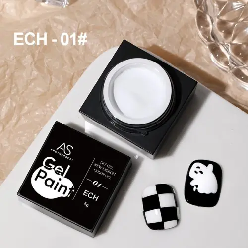 Image de Vernis Gel Argent Miroir - Ligne Précise & Brillante