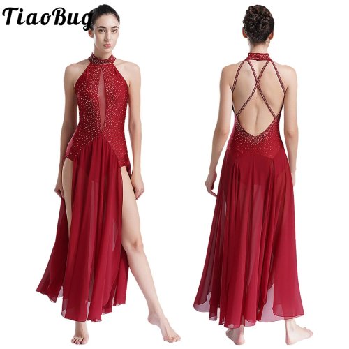 Bild von Elegantes Tanzkleid mit Strass-Verzierung