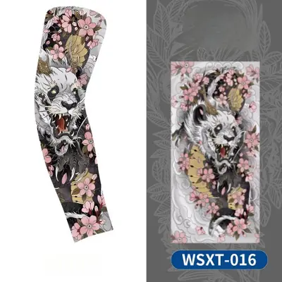 Image de Manchons UV Protecteurs - Style Tatouage, Séchage Rapide