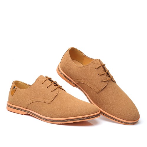 Immagine di 2022 scarpe da uomo in pelle scamosciata primaverile scarpe casual Oxford sneakers classiche calzatu...