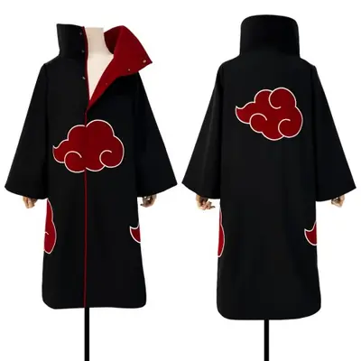 Image de Cosplay Itachi Uchiha - Costume Naruto avec Cape et Broderie Faucon