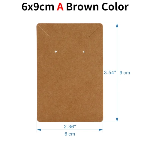 6x9cm A typ brązowy