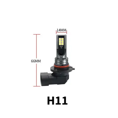 Image de Ampoules LED 6000K Blanc - HB3/HB4/H8/H11 - Éclairage Puissant pour Voiture