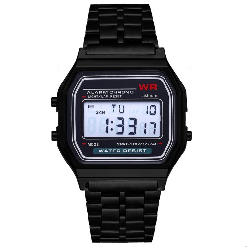 Image de Montre Vintage LED Sportive pour Hommes et Femmes