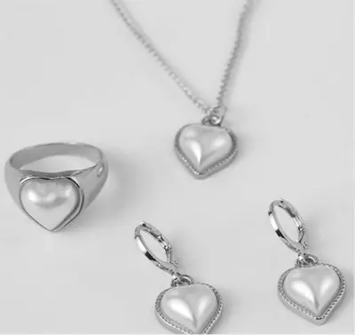 Image de Ensemble de Bijoux Femme 3 Pièces Perles & Strass