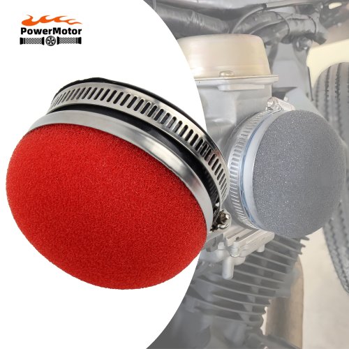 Bild von Motorrad Luftfilter 2-Takt Motor Universal Zubehör 28/32/35/38/42/45/50/54/58 MM Motocross Teile High Flow Luftfilter