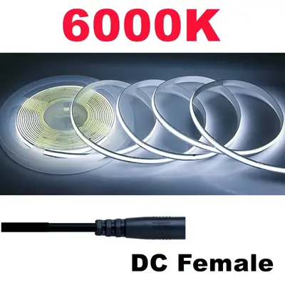 Image de Bande LED Flexible COB 5m/10m - Éclairage Doux & Décoratif