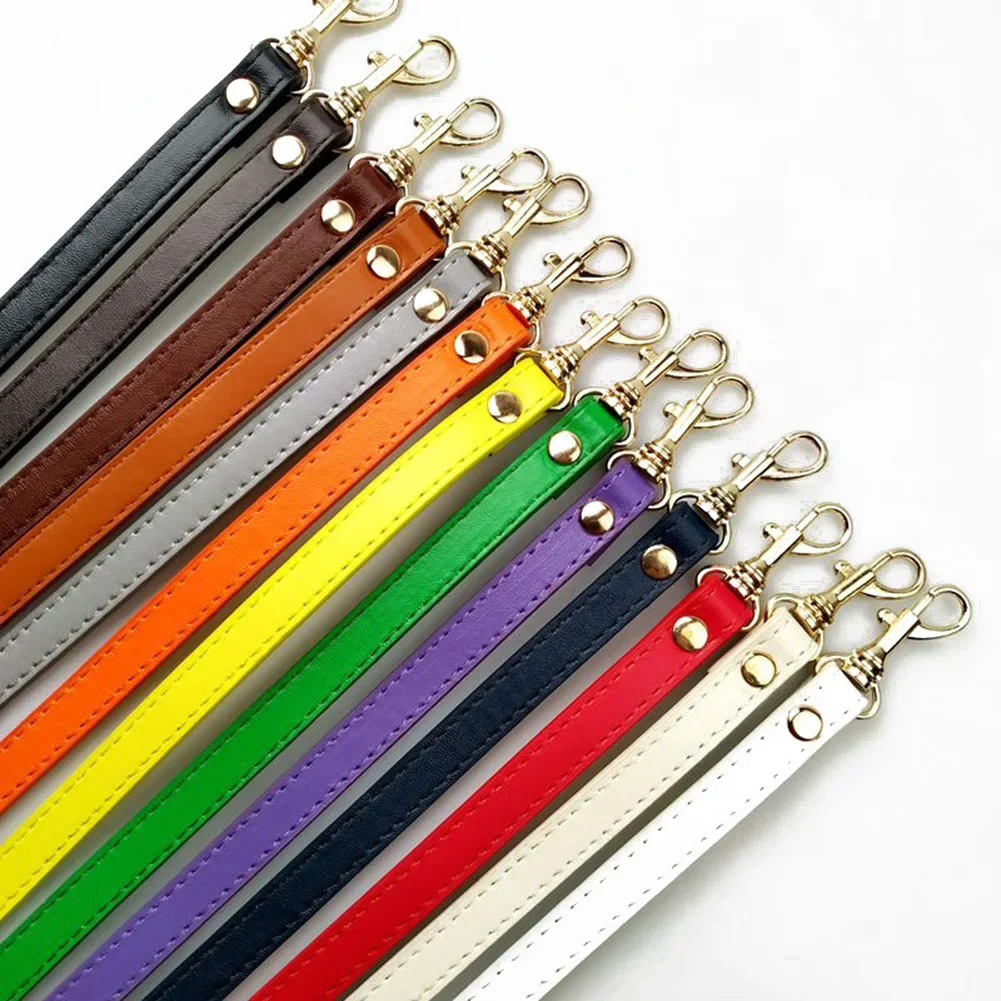 Image of 120cm Premium PU Leather Adjustable Shoulder Strap for Handbags and Crossbody Bags with Silver and Gold Buckle – DIY Bag Accessories