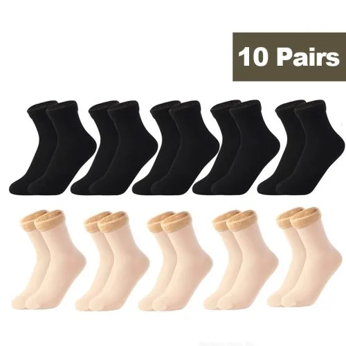 10Pairs nero beige