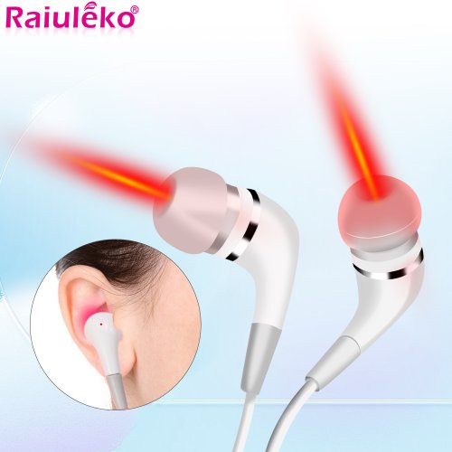 Afbeelding van 650nm LLLT Lasertherapie Rhinitis Sinusitis Tinnitus Oorbestraling Laser Fysiotherapie Oordopje Otitis Media Doofheid Behandeling