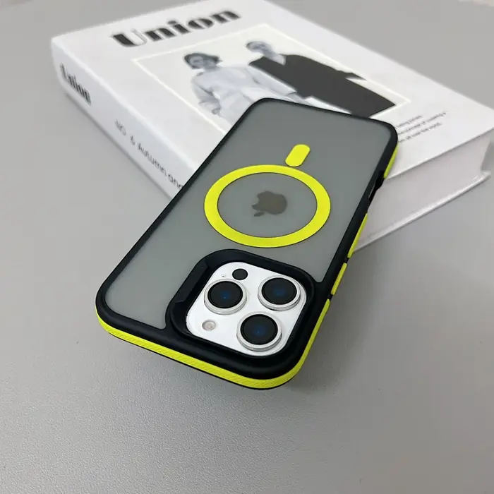 Image de Coque magnétique mate anti-chocs pour iPhone 11 à 16 Pro Max