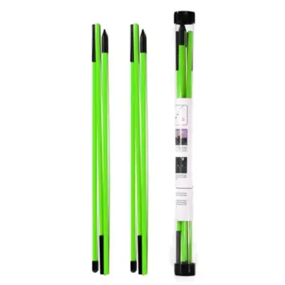Image de Bâtons d'Alignement de Golf Pliables - Pack de 2