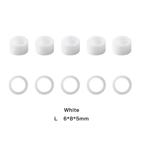 100 piezas grande blanco