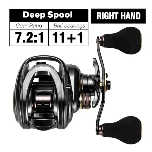 Image de Moulinet de Pêche Baitcasting Soloking Hiaw200 - Rapport 5.4:1