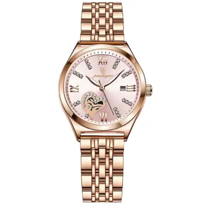 Image de Montre Femme Élégante Lumineuse en Acier Inoxydable