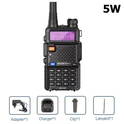 Image de Baofeng UV-5R - Talkie-Walkie Portable Double Bande 5W