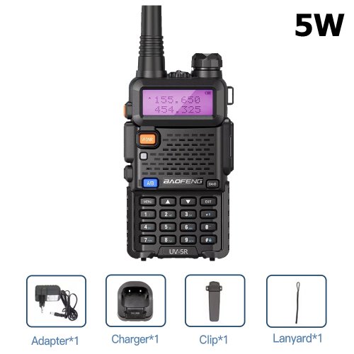 Image de Baofeng UV-5R - Talkie-Walkie Portable Double Bande 5W