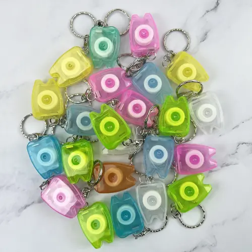 Image de Fil Dentaire Porte-Clés – Soins Buccaux Pratiques & Stylish