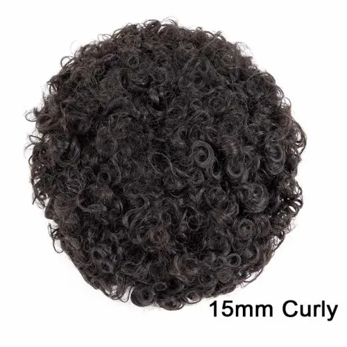 Image de Toupet Homme Cheveux Bouclés Naturel - Dentelle PU