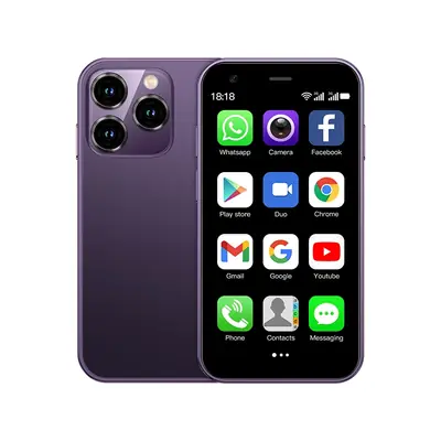 Image de Mini Smartphone Ultra Fin 3 Pouces - Android 8.1, Double SIM, 3G & WiFi