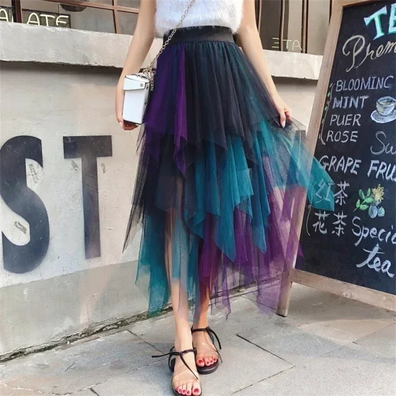 Imagen de Falda Tutú Harajuku para Mujer - Estilo Verano