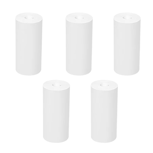 5pcs white paper