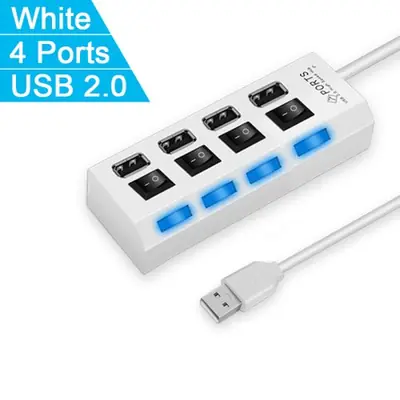 Image de Hub USB 4 Ports Haute Vitesse avec LED