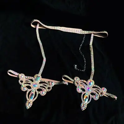 Image de Ceinture & Boucles de Jambe Scintillantes pour Danse du Ventre