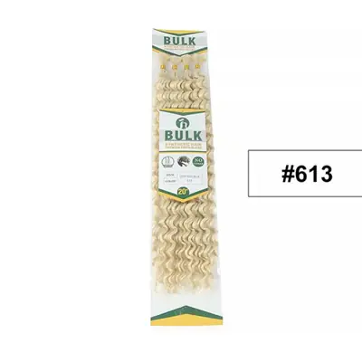 Image de Extensions cheveux synthétiques blond ondulé 30 - Tresses bohèmes