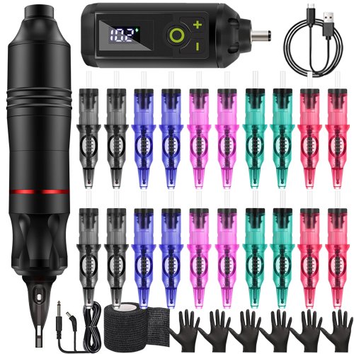 Bild von Tattoo-Stift-Set mit Wireless Power – Ideal für Anfänger