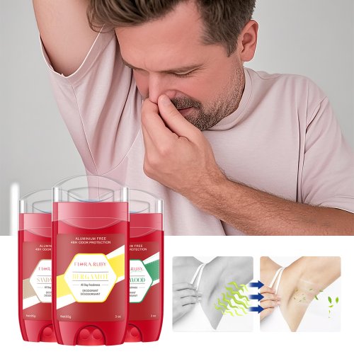 Bild von Natürliches Aluminiumfreies Deodorant für Männer – 48-Stunden-Schweiß- und Geruchsschutz mit langanhaltendem Frische-Effekt und natürlichen Inhaltsstoffen