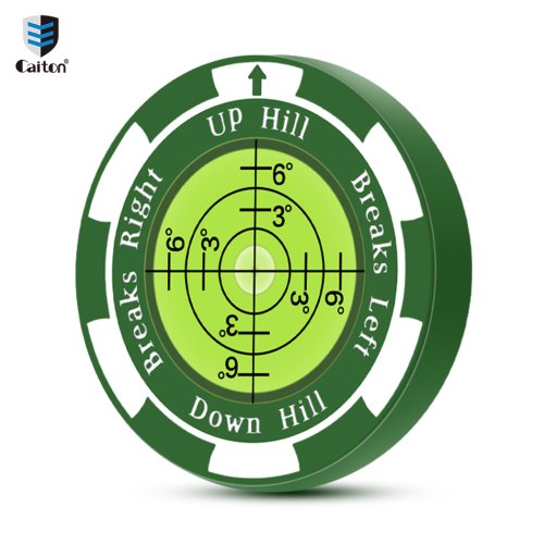 Afbeelding van Caiton Hoge precisie golfmarker met magnetische hoedclip – Ideaal hulpmiddel voor green lezen en verbetering van uw puttingvaardigheden