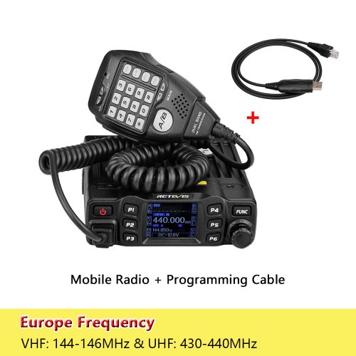 Image de Radio Portable Retevis RT95 VHF/UHF pour Voiture et Camping