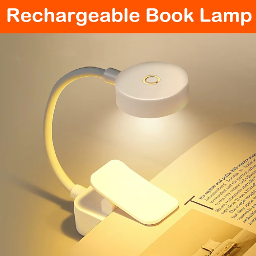 Image de Lampe de Lecture LED Flexible avec Clip - Rechargeable USB