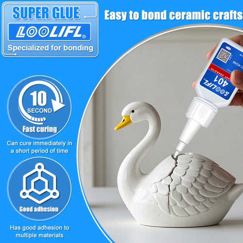 Image of All-Natural Instant Strong Super Glue – Eco-Friendly, Universal Adhesive for Resin, Ceramic, Metal, Glass & DIY Repairs