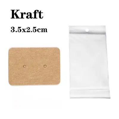 Image de 50 Sets de Cartes pour Boucles d'oreilles + Sacs Auto-Scellants