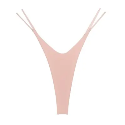 Image de String en coton taille plus, fente haute et coupe sexy