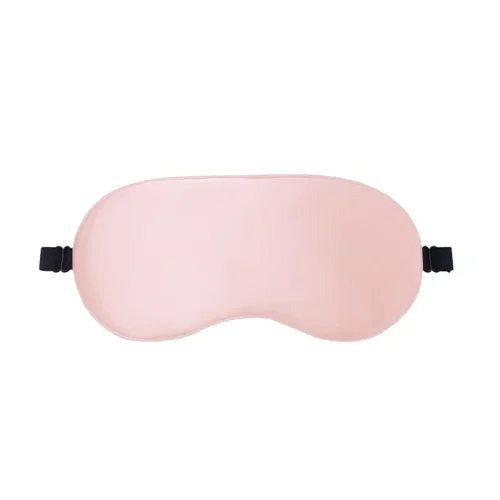 Imagen de Mascarilla para dormir de seda suave, 100% opaca, presión ocular cero, venda para los ojos con correa ajustable, cubiertas para los ojos de viaje