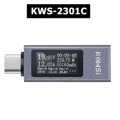 Image de Testeur de Puissance USB-C KWS 2302C - Mesure Tension & Courant