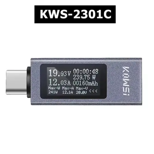 Image de Testeur de Puissance USB-C KWS 2302C - Mesure Tension & Courant
