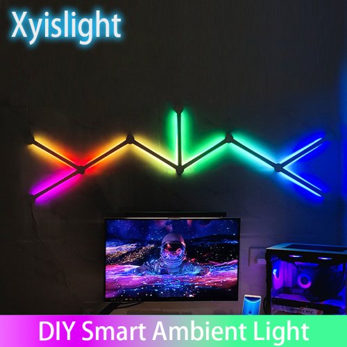 Image de Lampe Murale RGB Intelligente avec Commande Vocale