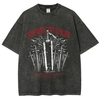 Image de T-Shirt Berserk Guts - Style Harajuku Vintage