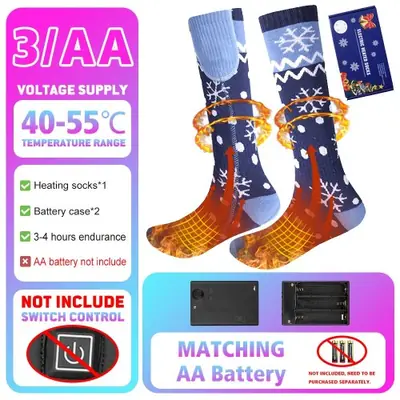 Image de Chaussettes Chauffantes Électriques Rechargeables